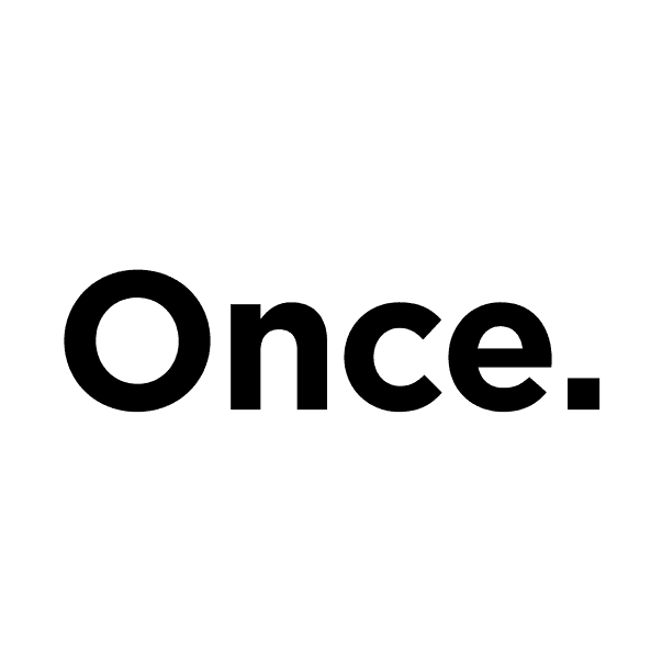 once logo