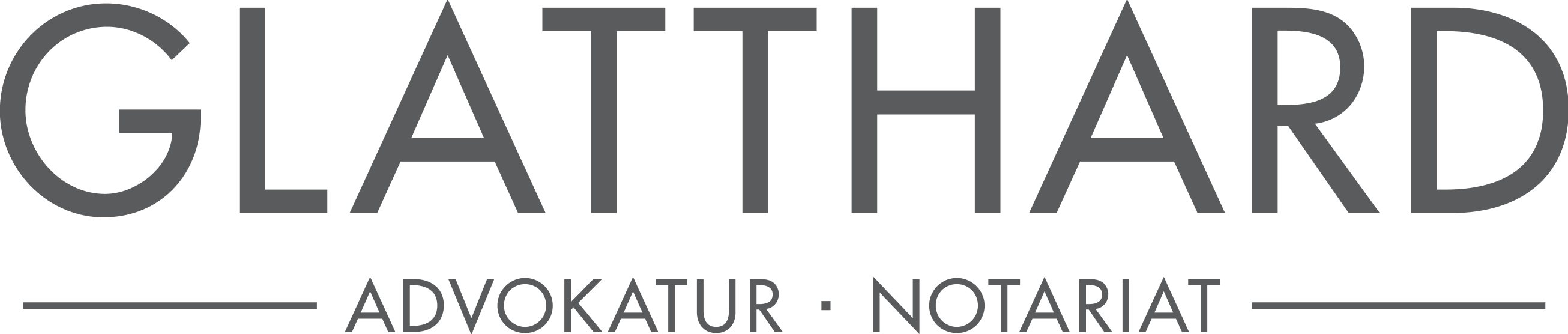 Glatthard law logo